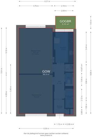 Floorplan - Van Galenstraat 108, 2041 JV Zandvoort